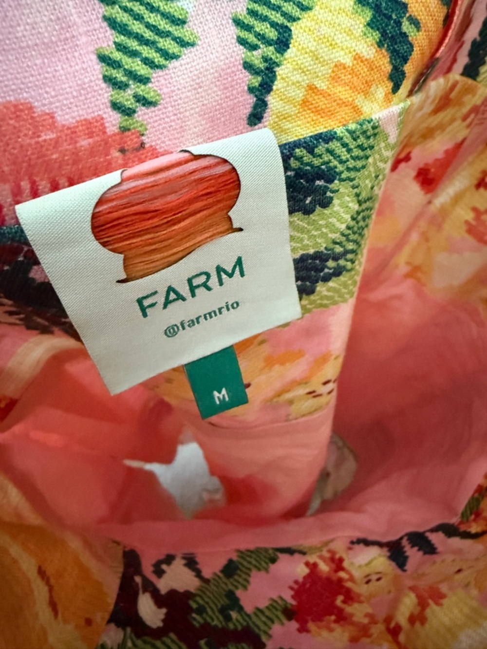 FARM Rio Pink Tropical Fruit-Print Mini Dress - Picture 5 of 5